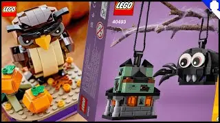 2 NEW LEGO HALLOWEEN SETS OFFICIALLY REVEALED! (seasonal Owl & Spider and Haunted House)