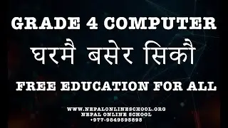 Class 4 computer Science Chapter 10 Nepal| Word pad practical in Nepali | grade 4 computer in Nepali
