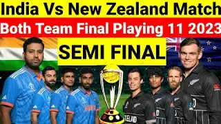 India vs New Zealand Semi Final Match Playing 11 Ind vs Nz Match 2023