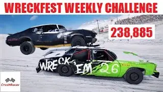 Wreckfest Weekly Challenge - Snow Race at the Rattlesnake Racepark