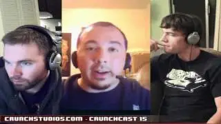 CrunchCast 15 apply for jobs, drawing vs env art & crazy talk