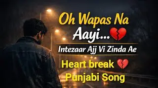 Oh Wapas Na Aayi 💔 | Punjabi Heartbreak Song 💔 | 