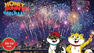 New Year Special | Honey Bunny ने देखा New Year के मौके पर Fireworks Show | New Movies In Hindi