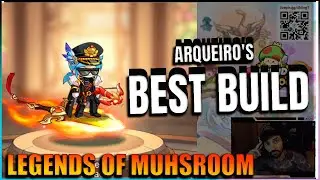 MELHOR BUILD MASTER para ARQUEIRO | Legends of Mushroom | TUDO DESDE O INCIO ATE END!