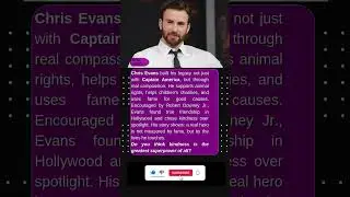 ❤️ From Captain America to real compassion #news #viral #celebrity #actor #shorts #legend #hollywood