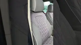 EKR custom grey seat cover install #buick #automotive #seatcover #carcare
