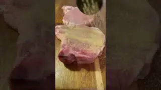 butter pork chops are one of the best ways to cook a juicy pork chop, #viral #cooking #asmr