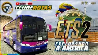VIAJANDO COM O BUS&Atilde;O PR&Oacute;PRIO DO CANAL | CLUBE ROTAS |  MAPA EXPLORANDO A AM&Eacute;RICA | ET2 1.50!