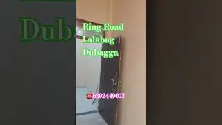 560 sqft 32 Lakhs 3 room 1 kitchen 1 bathroom ring Road se 100 metar  Lalabag Dubagga