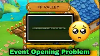 FF Valley Event Open Nhi Ho Raha | Free Fire New Event Opening Problem | Ff Valley Opening Problem
