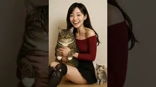 Too cute! Puppy rushes in to kiss Emily #cat #catshorts #shorts #girl #loud