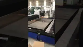 Ground rail laser cutting machine,can enter the container #lasercuttingmachine  #manufacturing