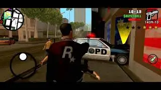 Ammunition Fight, Cj gets Six Stars Police Wanted Level GTA San Andreas ⭐️😲🔥.