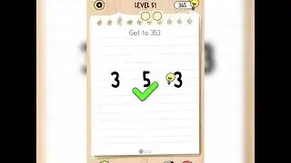 Brain test 5 level 51 Walkthrough Solution 
