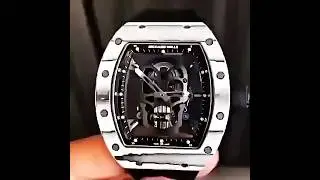 Richard Mille Skull RM 52-01 Tourbillon Sharing 💀☠️💀☠️ #shorts #tourbillon