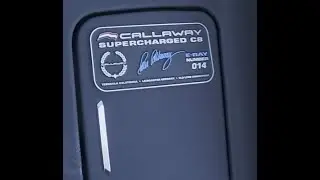 New Supercharged Callaway Corvette E-ray