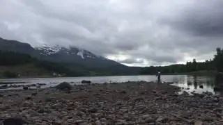 Flugfiske i oselva.