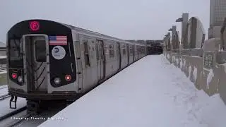 The Subway in Brooklyn During A Snowstorm! (The Best System to Handle Snow!)