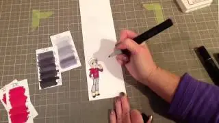 Card Making Process CAS Some Odd Girl Card