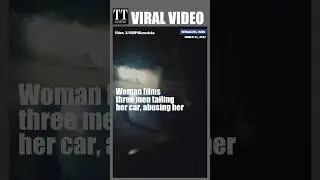 Terrified, Bengaluru Woman Films 3 Men Chasing Her Car #shorts #viral