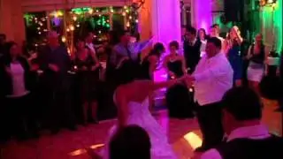 A Grateful Groom at Boston Harbor Hotel (Boston uplighting, wedding reception uplights)