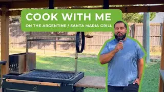 Cook with Me on the Backyard Discovery Premium Argentine / Santa Maria Grill
