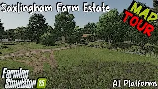 Обзорная карта | Ферма Сакслингем | Farming Simulator 25