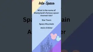 What is the name of Disneyland's famous space-themed ride? #Disneyland #Trivia