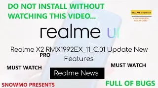 Realme UI Open Beta Bugs Fix Update For Realme X2 Pro | Must Watch Before Installing Realme UI