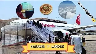My first experience with @fly.jinnah  ✈️ | Travelling from Karachi to Lahore | Food review 🍴