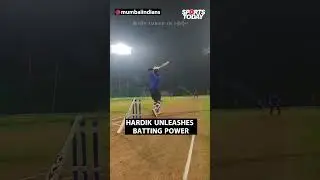 Hardik Pandya displays hard-hitting skills in a practice session | Sports Today