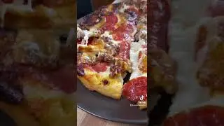 Upside Down Cast Iron Pizza