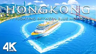 HONG KONG 4K DRONE FOOTAGE 🌆 Iconic Skyline, Victoria Harbour & Deep House Chill | Travel UHD