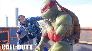COD Teenage Mutant Ninja Turtles With Finishing Moves - Call Of Duty Warzone Finishers