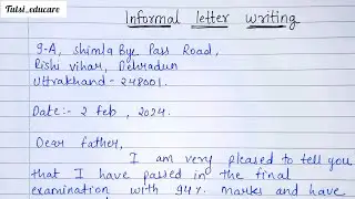 Write a letter to father requesting him to send some money. #education #viralvideo #trendingvideo