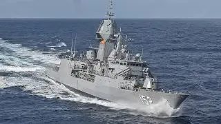 Royal Australian Navy's Massive ships in Action in the Middle of the Sea