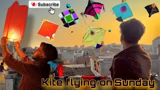 Last sunday kite 🪁 flying || Before Basant || Only 3 days left 😍 || subscribe 🔔lovishshorts9152 