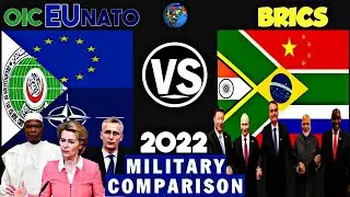NATO,EU,AND OIC VERSUS BRICS MILITARY POWER COMPARISON 2022