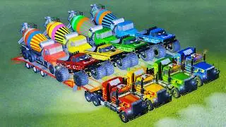 Transporting HUGE Mixer Trucks with Powerful MAN Trucks! 🚚💪 | Farming Simulator 22 #123