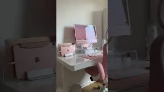 Pink Desk Setup 🌸✨