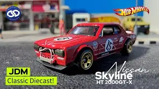Редкий Hot Wheels JDM &mdash; Распаковка Nissan Skyline 2000GT-X | Обзор Коллекционной Модели 1:64