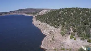 Bluewater Lake State Park in New Mexico Drone Video
