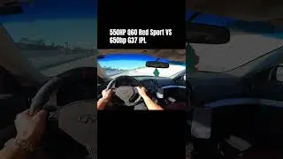 550HP Q60 Red Sport Vs 650HP G37 IPL #automobile #g37nation #g37coupe