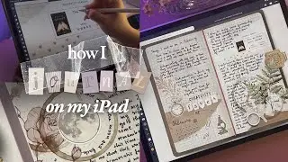 How I Journal on my Ipad - Astheatic Digital Journal with me 2026