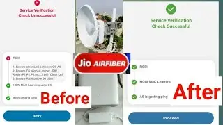 Jio AirFiber JPW Error Fix & RSSI Improve | Repair Guide 2025