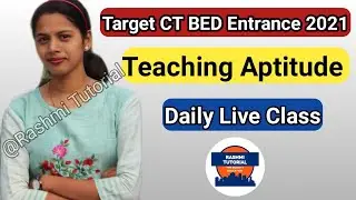 Target CT BED Entrance 2021 | Teaching Aptitude | SCERT Odisha | Odisha CT BED Entrance |
