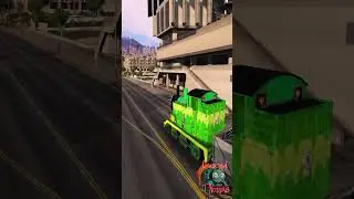 GTA 5 Ramp Jump - Scary Thomas Train vs Cursed Thomas The Tank Engine.EXE Ramp
