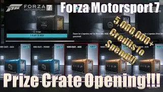 Forza Motorsport 7 Spending $5,000,000+ on Prize Crates