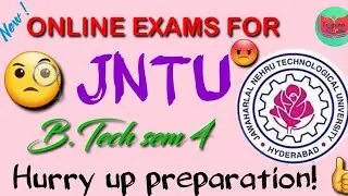 Online exams in JNTUH || jntuh updates 2021|| B.tech students