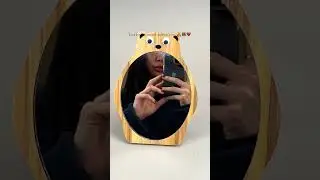 Cutest table mirror ever🐻